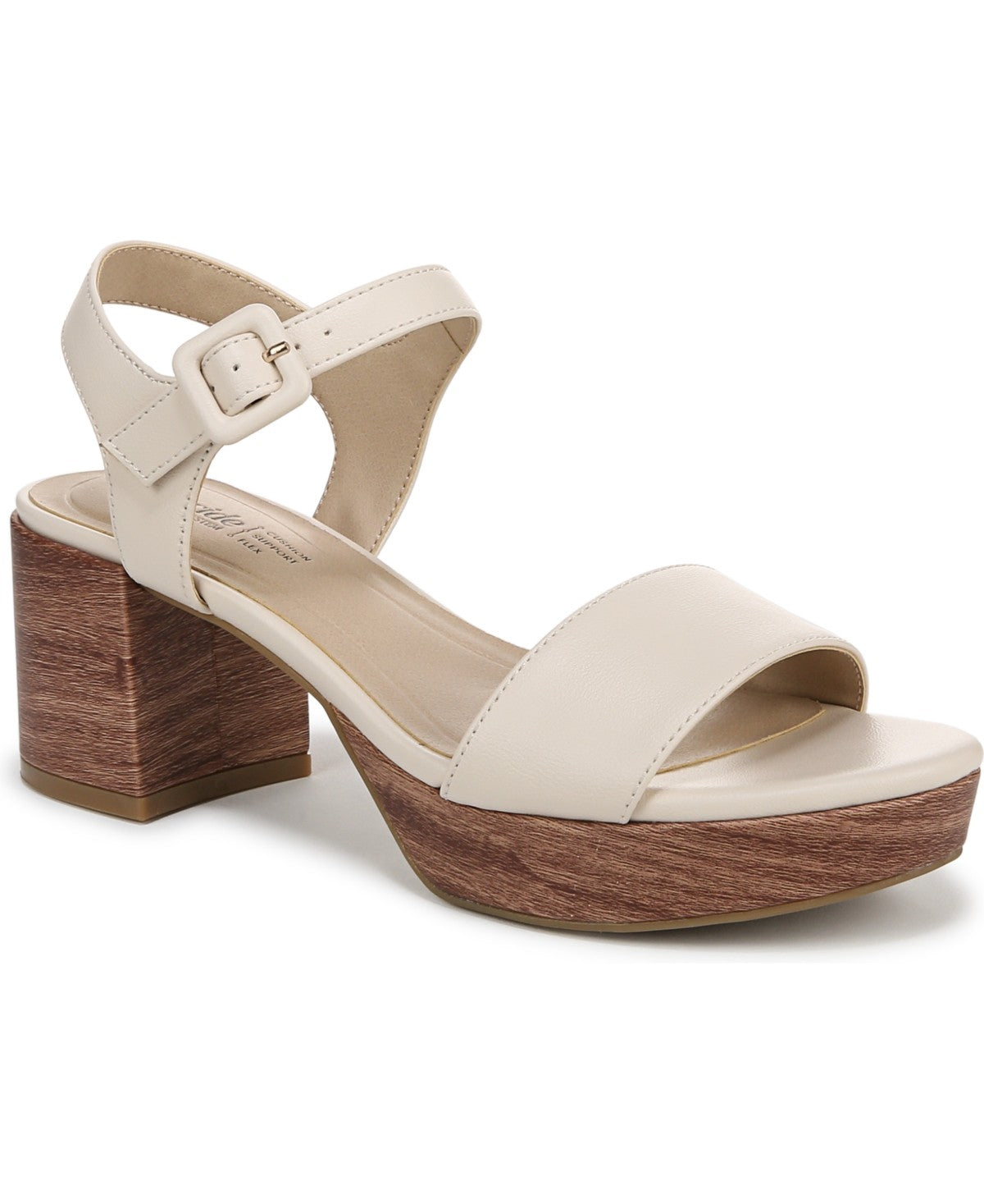 LifeStride Rhythmn Women's Sandals Cream Beige : 10 M (B), Synthetic - Bellso